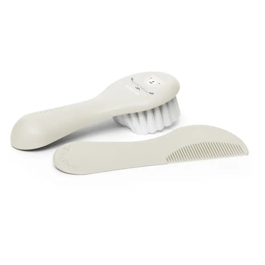 Brosse et peigne pour bébés Suavinex, beige