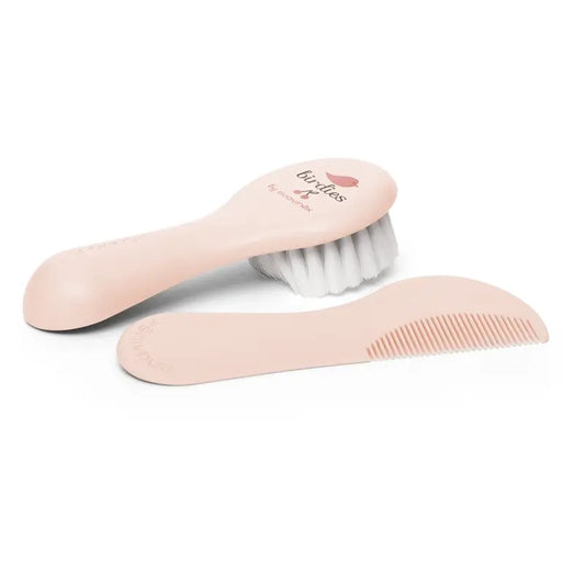 Brosse et peigne pour bébé Suavinex, rose