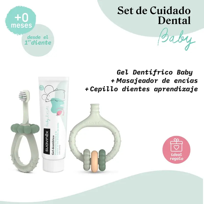 Suavinex Dental Care Starter Set +0 Months, Green