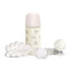 Suavinex Gift Set Sucette + Sucette + Biberon 270 Ml (M) + Jouet d'éveil, Rose