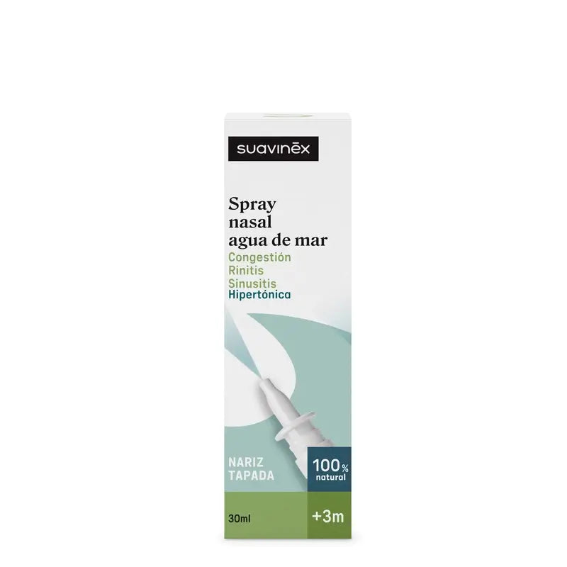 Suavinex Spray Décongestionnant Nasal Pour Bébés +3 Mois, 30 ml