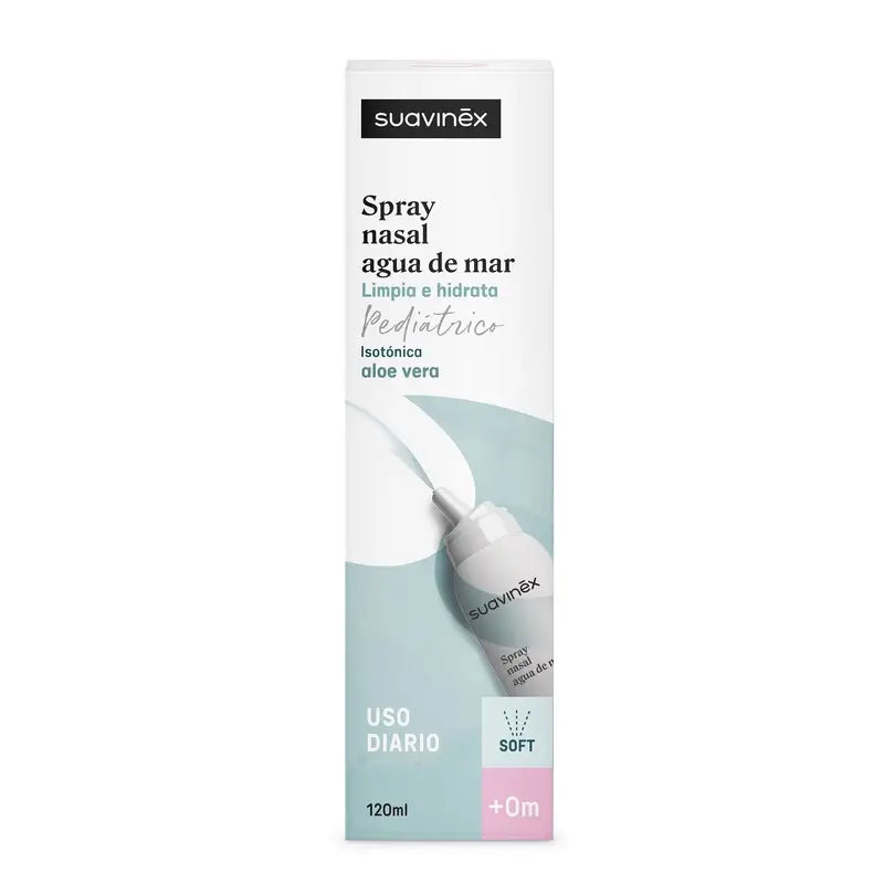 Suavinex Baby Spray nasal isotonique, hygiène quotidienne, 120 ml