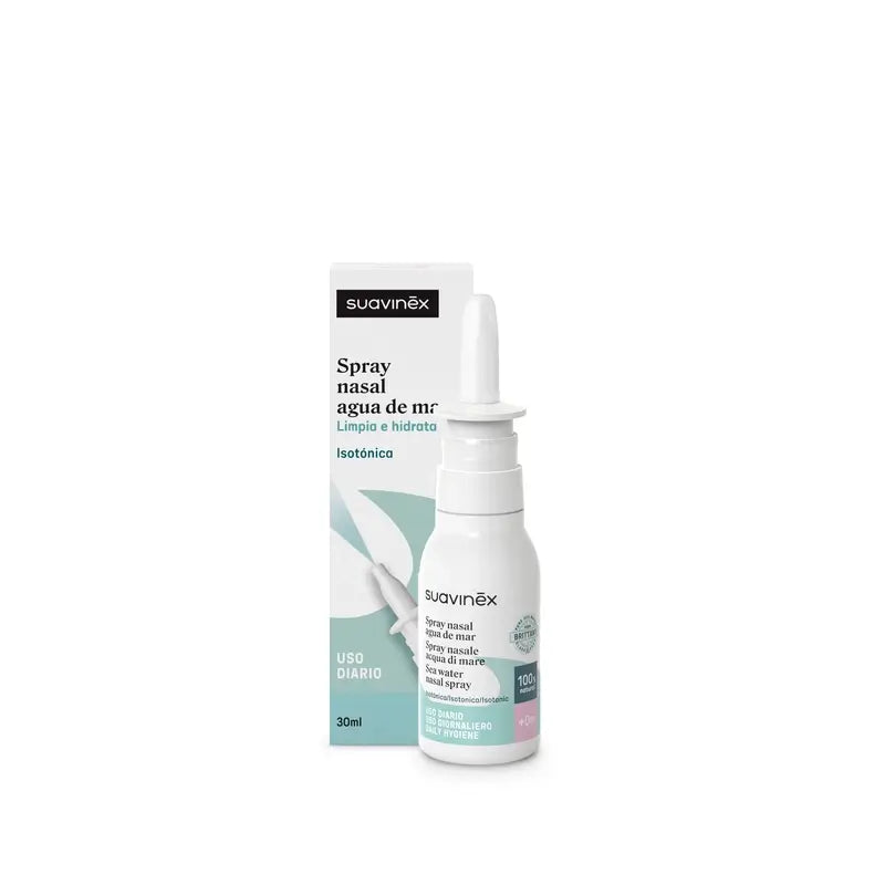 Suavinex Spray nasal isotonique pour bébés +0 mois, 30 ml