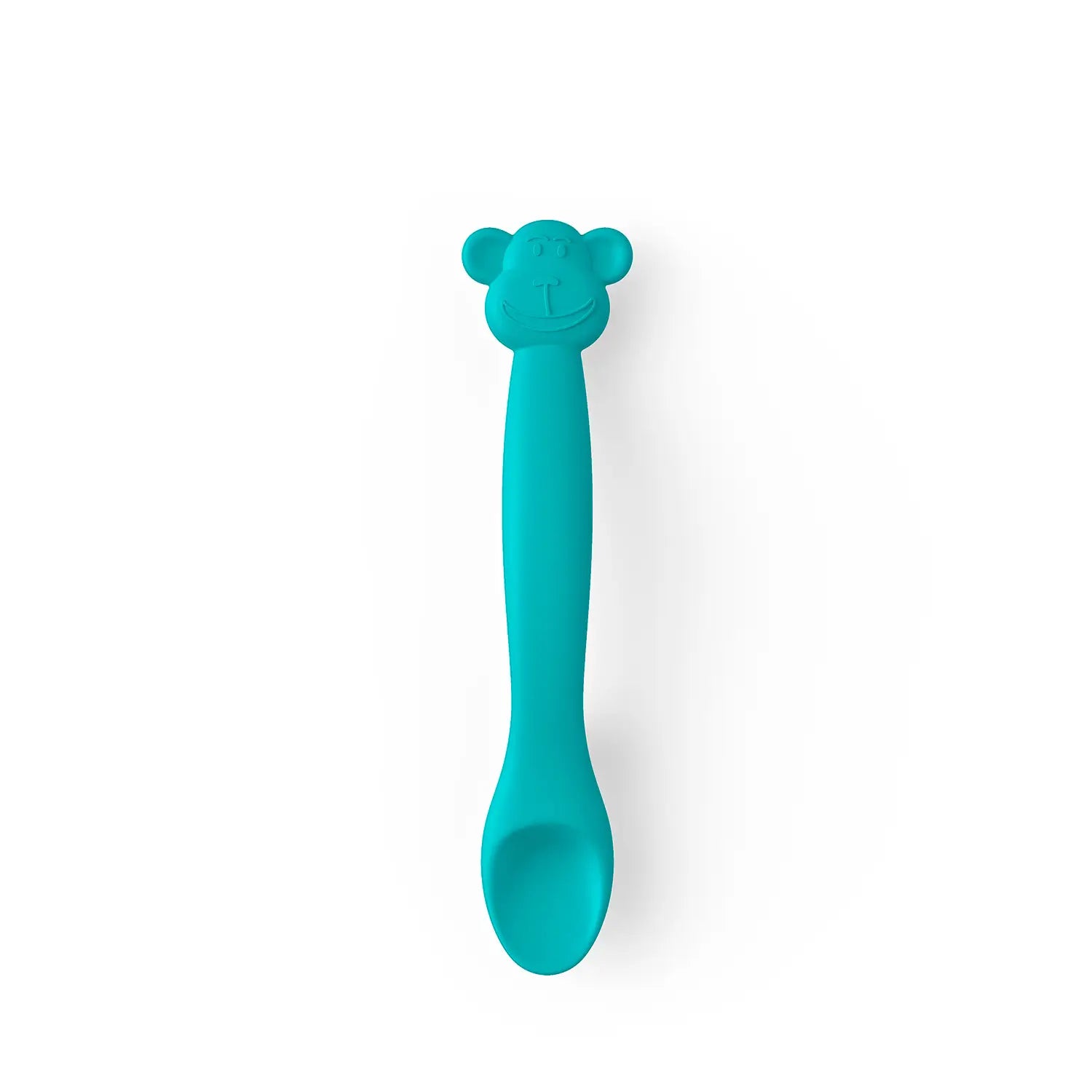 Suavinex Silicone Baby Spoon +4 Months, Colour Green