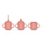 Suavinex Tasse d'apprentissage 3-en-1 en silicone, +6 mois, rose