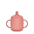 Suavinex Tasse d'apprentissage 3-en-1 en silicone, +6 mois, rose
