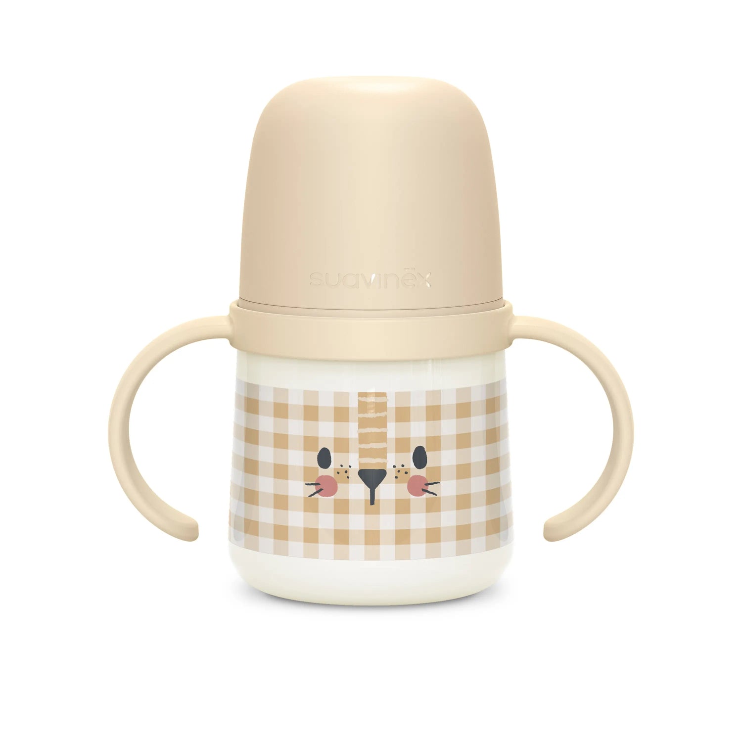 Suavinex Baby Learning Cup, anti-colique, +6 mois, beige, 1 unité