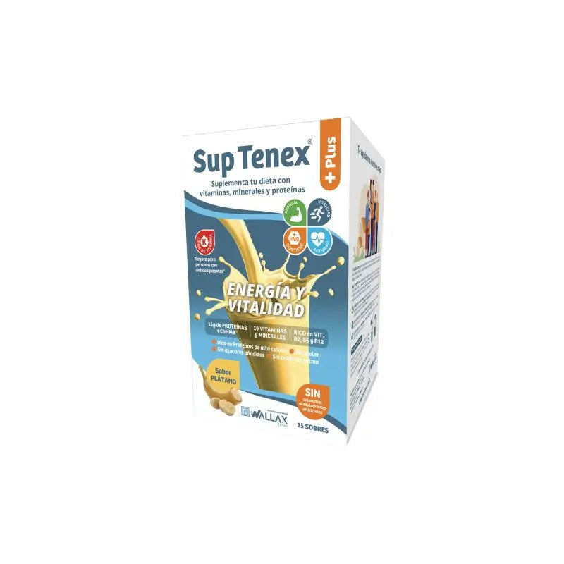 Sup Tenex Plus Banane, 32g x 15 sachets