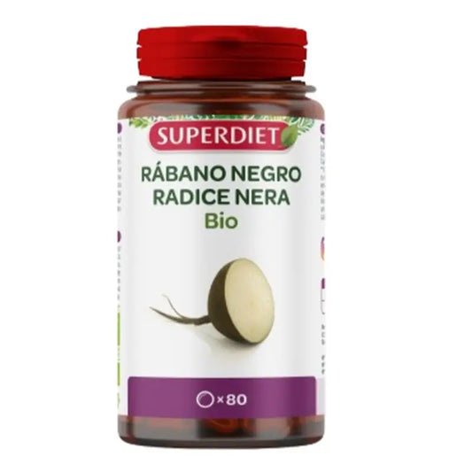 Superdiet Organic Radis Noir 80 Comprimés