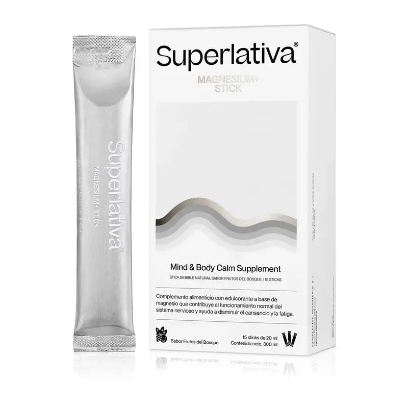 Superlativa Magnesium+, boîte de 15 sticks