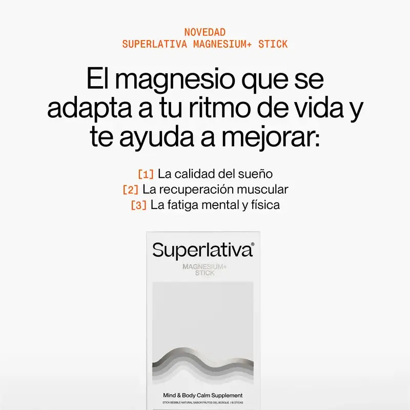Superlativa Magnesium+, boîte de 15 sticks