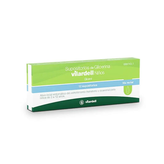 Vilardell Suppositories Glycerine Infant 12 units Blister