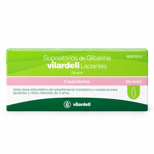 Vilardell Infants, 6 Suppositoires Glycérine