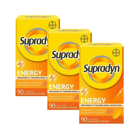 Supradyn Energy Vitamines, minéraux et énergie quotidienne, 3X90 comprimés