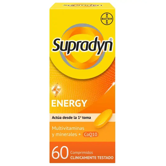 Supradyn Energy Vitamines, Minéraux, Energie et Vitalité, 60 Comprimés