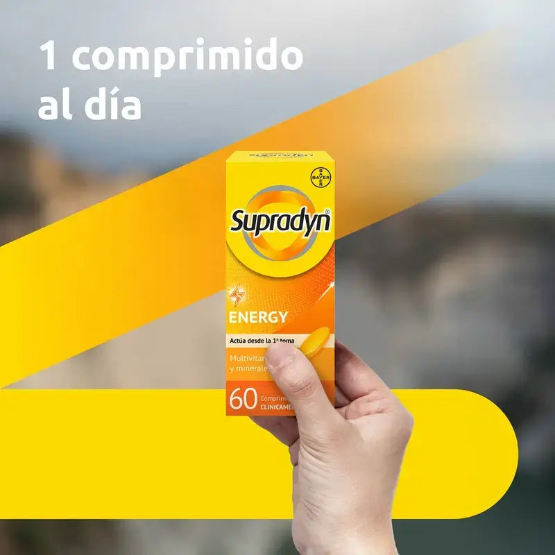 Supradyn Energy Vitamines, Minéraux, Energie et Vitalité, 60 Comprimés