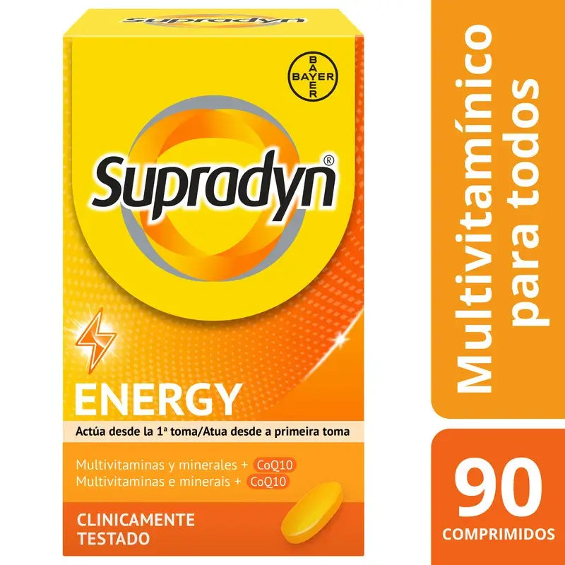 Supradyn Energy Vitamines, minéraux et énergie quotidienne, 90 comprimés