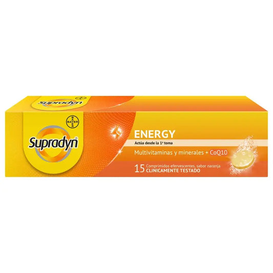 Supradyn Energy Vitamines et énergie, 15 comprimés effervescents