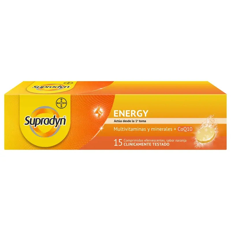 Supradyn Energy Vitamines et énergie, 15 comprimés effervescents