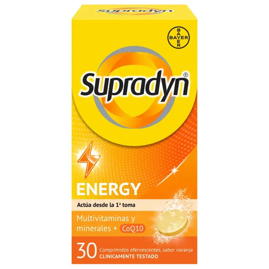 Supradyn Energy Vitamines et énergie, 30 comprimés effervescents