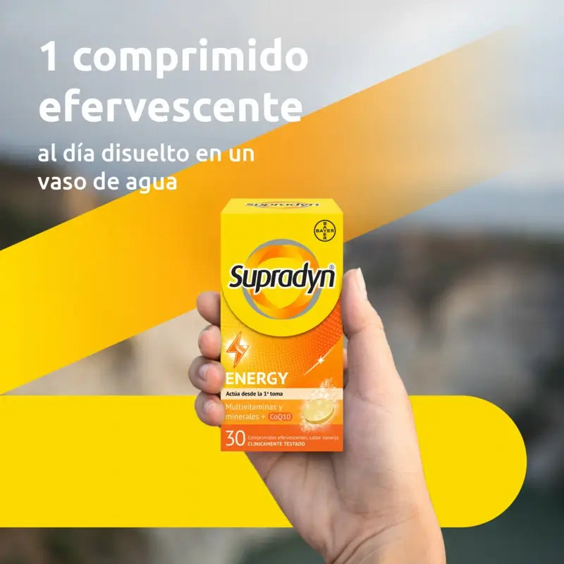 Supradyn Energy Vitamines et énergie, 30 comprimés effervescents