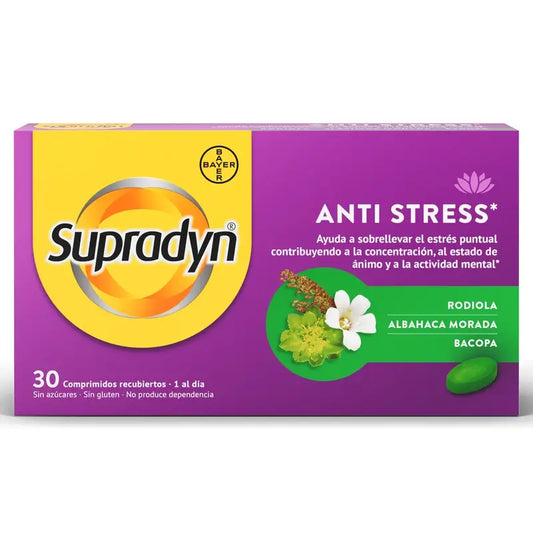 Supradyn Anti Stress Concentration et Mémoire, 30 Comprimés
