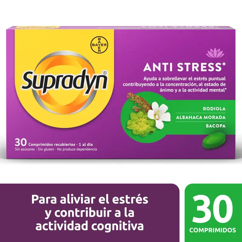 Supradyn Anti Stress Concentration et Mémoire, 30 Comprimés