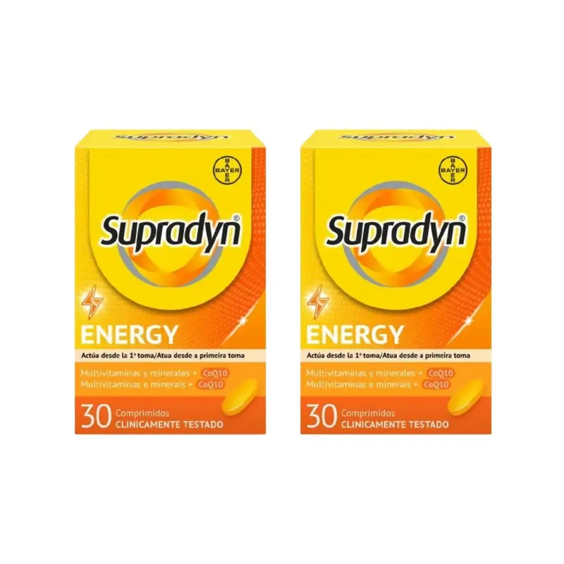Supradyn Energy Vitamines, minéraux et énergie quotidienne, 2x30 comprimés