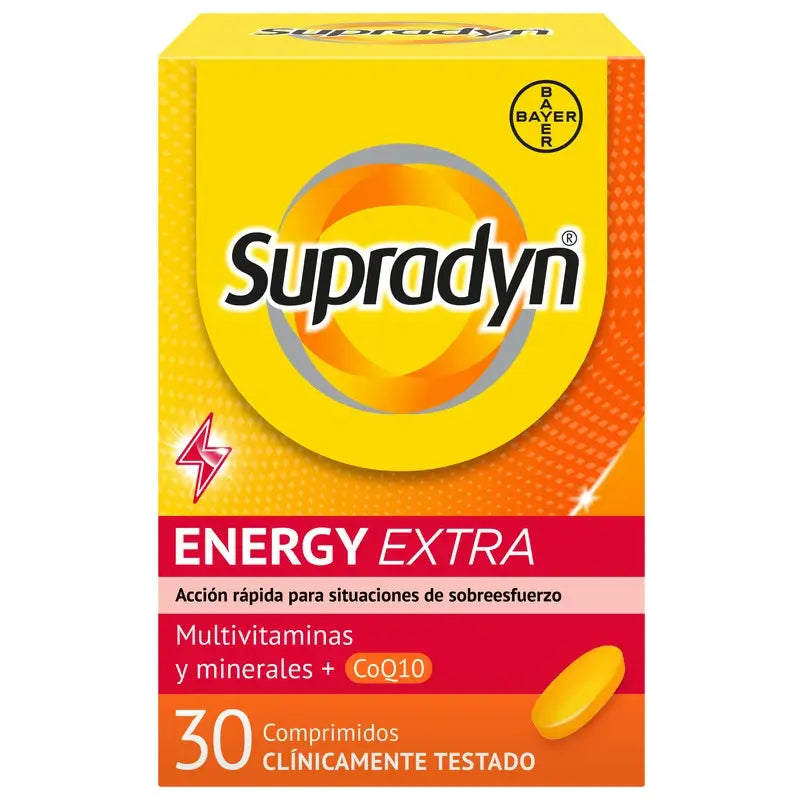 Supradyn Energy Extra Sport Vitamines et énergie, 30 comprimés