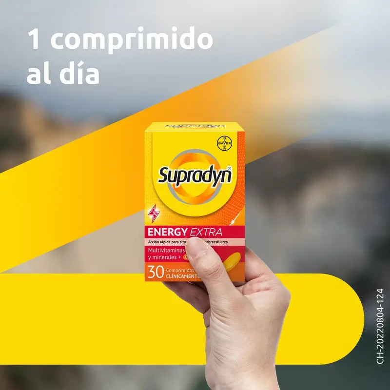 Supradyn Energy Extra Sport Vitamines et énergie, 30 comprimés