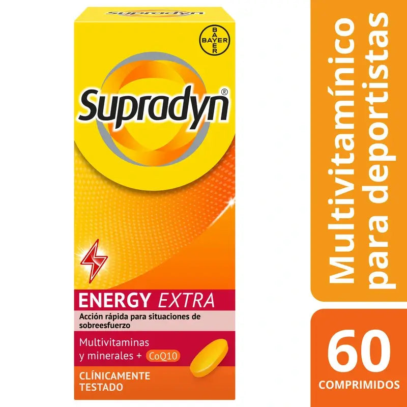 Supradyn Energy Extra Sport Vitamines et énergie, 60 comprimés
