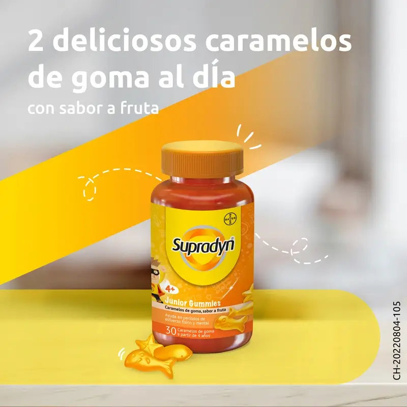Supradyn Junior Gummies Vitamines et Energie Enfants, 30 Gummies
