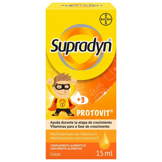 Supradyn Protovit Vitamines et minéraux pour enfants, 15 ml