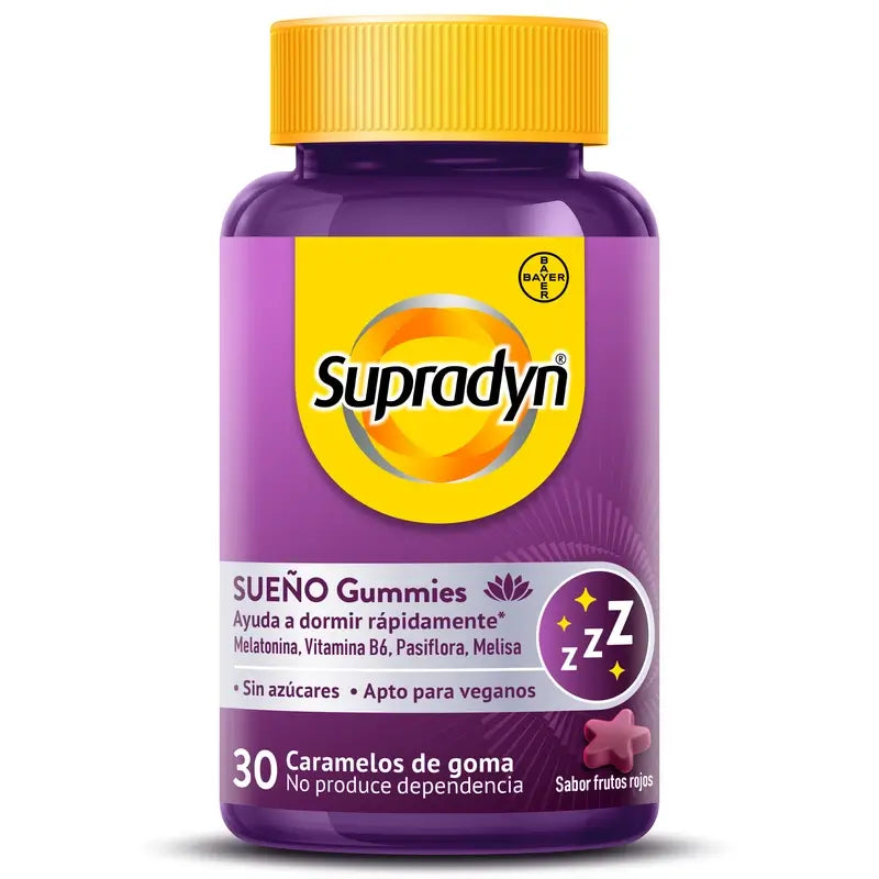 Supradyn Sleep and Serenity Gummies Melatonin and Vit. B6, 30 Candies