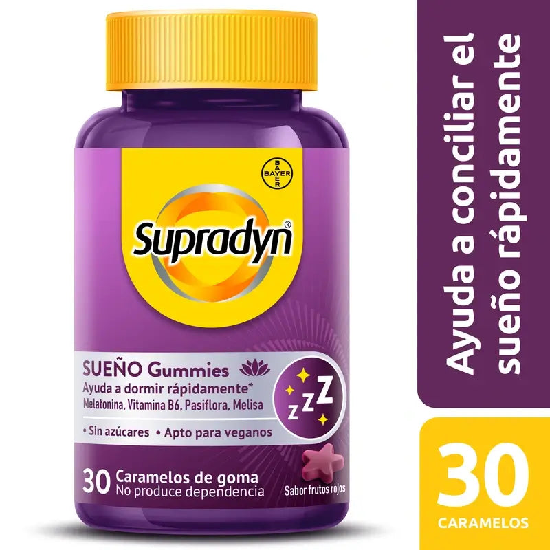 Supradyn Sleep and Serenity Gummies Melatonin and Vit. B6, 30 Candies