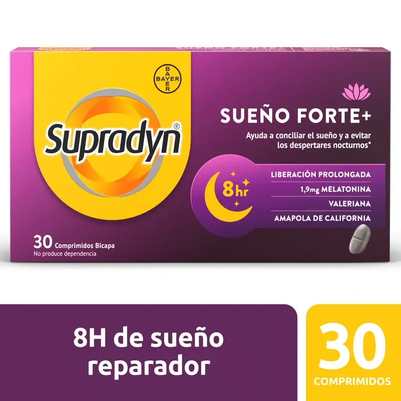 Supradyn Sleep Forte+ réduit les réveils nocturnes, 30 comprimés