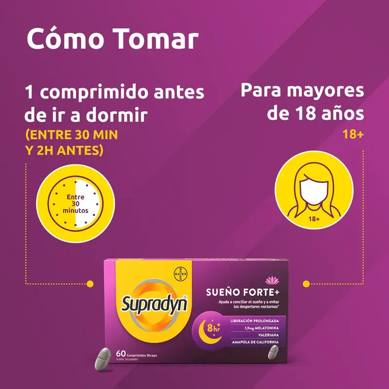 Supradyn Supradyn Supradyn Sleep Forte+ , 60 comprimés