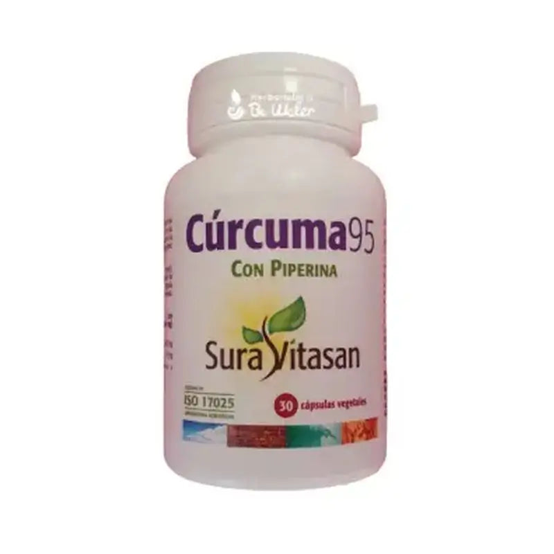 Sura Vitasan Curcuma 95% Std Avec Pipérine , 30 gélules
