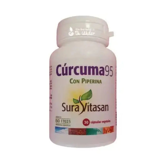Sura Vitasan Curcuma 95% Std Avec Pipérine , 30 gélules