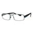 Surgicalmed Euro Optics Lunettes de lecture Presbytie Cima (Temples bleues et noires) (+2.00) Temples bleues et noires, 1 pièce