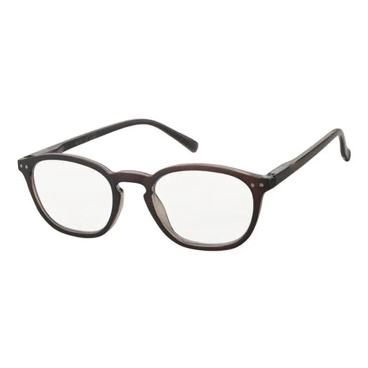 Surgicalmed Euro Optics Halo Presbyopia Reading Glasses (Brown with Silver Decoration) (+1.00) Brown with Silver Decoration, 1 piece