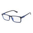 Surgicalmed Euro Optics Joya Lunettes de lecture pour presbytes (Bleu Clair Avec Façade Noire) (+2.50) Bleu Clair Avec Façade Noire, 1 pièce