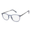 Surgicalmed Euro Optics Lunettes de Lecture Presbytie Légère (Bleu Mat Transparent & Branches Gris Foncé) (+2.50) Bleu Mat Transparent & Branches Gris Foncé, 1 pièce