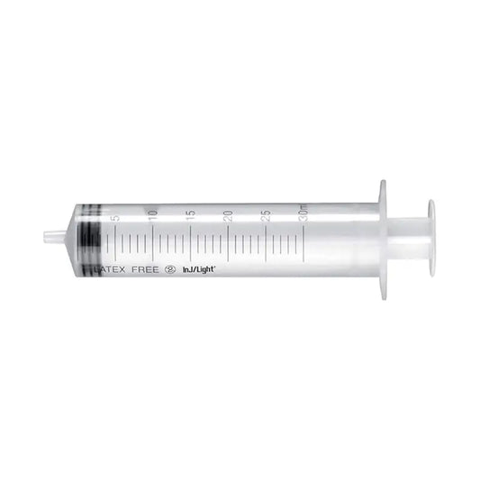 Surgicalmed Rays 20 Ml Seringues Jetables Trois Corps Central Luer Cône Sans Aiguille Inj/Light - Boîte de 50 pièces, 50 pièces