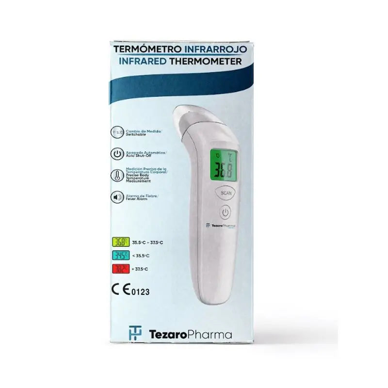 Surgicalmed Tezaro Pharma Thermomètre numérique à infrarouge Tezaro Pharma, 1 unité