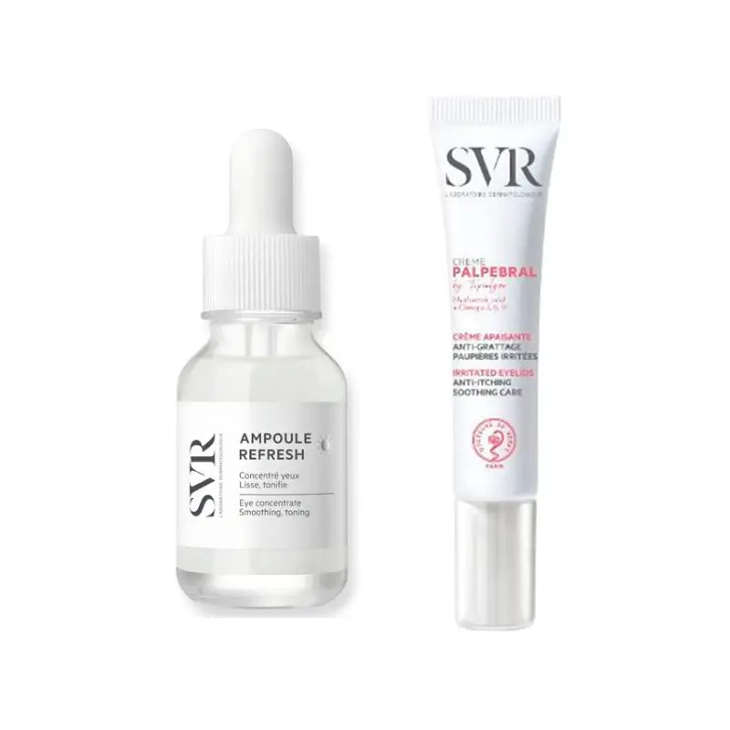 Svr Pack Refresh Ampoule Contour des yeux 15 Ml + Topialyse Crème paupières 15 Ml