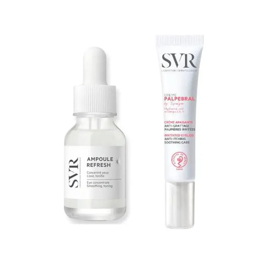 Svr Pack Refresh Ampoule Contour des yeux 15 Ml + Topialyse Crème paupières 15 Ml