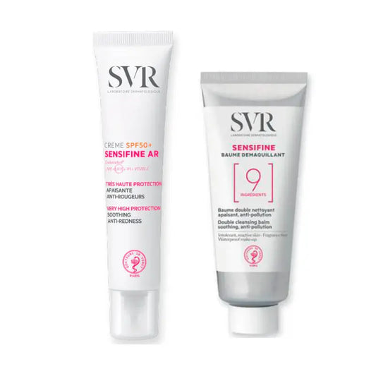 Svr Pack Routine Peau Sensible & Réactive Sensifine Baume Démaquillant 100 Ml + Sensifine Crème Ar Spf 50+ 40 Ml