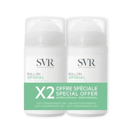 SVR Spirial Duo Roll On, 50 ml x 2 unités
