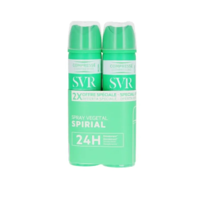 SVR Spirial Spirial Duplo Spray végétal, 2 x 75 ml